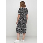 Чорна сукня IMAJINAL в горошок 82199